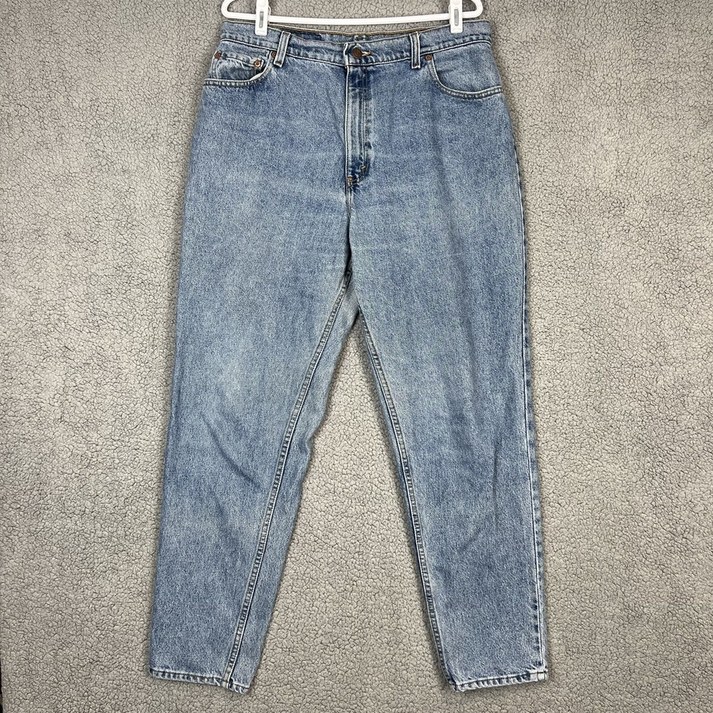 Levis‎ 551 Jeans Women's 16 High Rise Relaxed Fit Tapered Leg fits 34x30 VTG